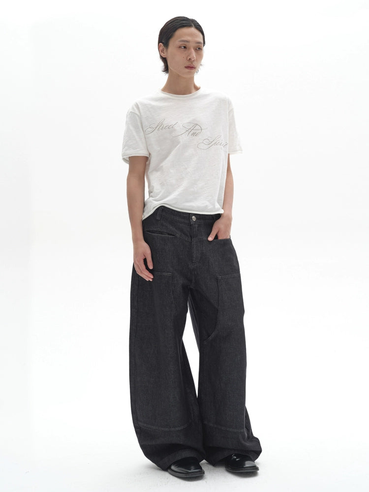 Raw Denim Pants