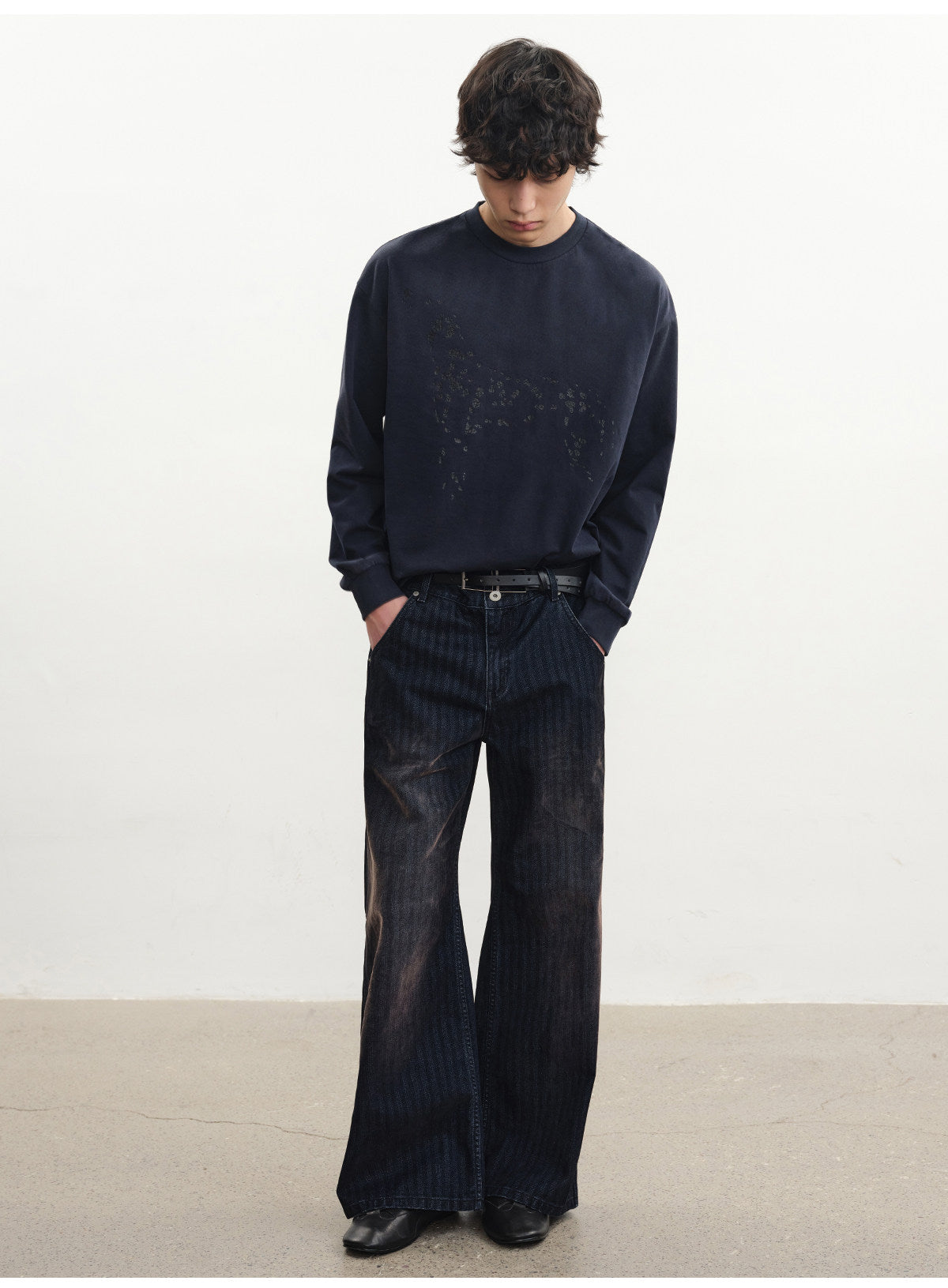 Aged Herringbone Corduroy Pants