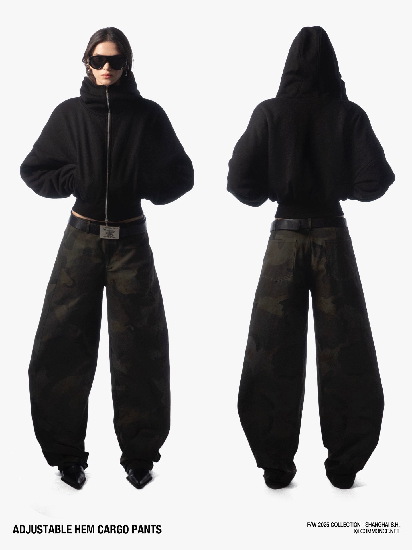 Camouflage Printed Scimitar Pants