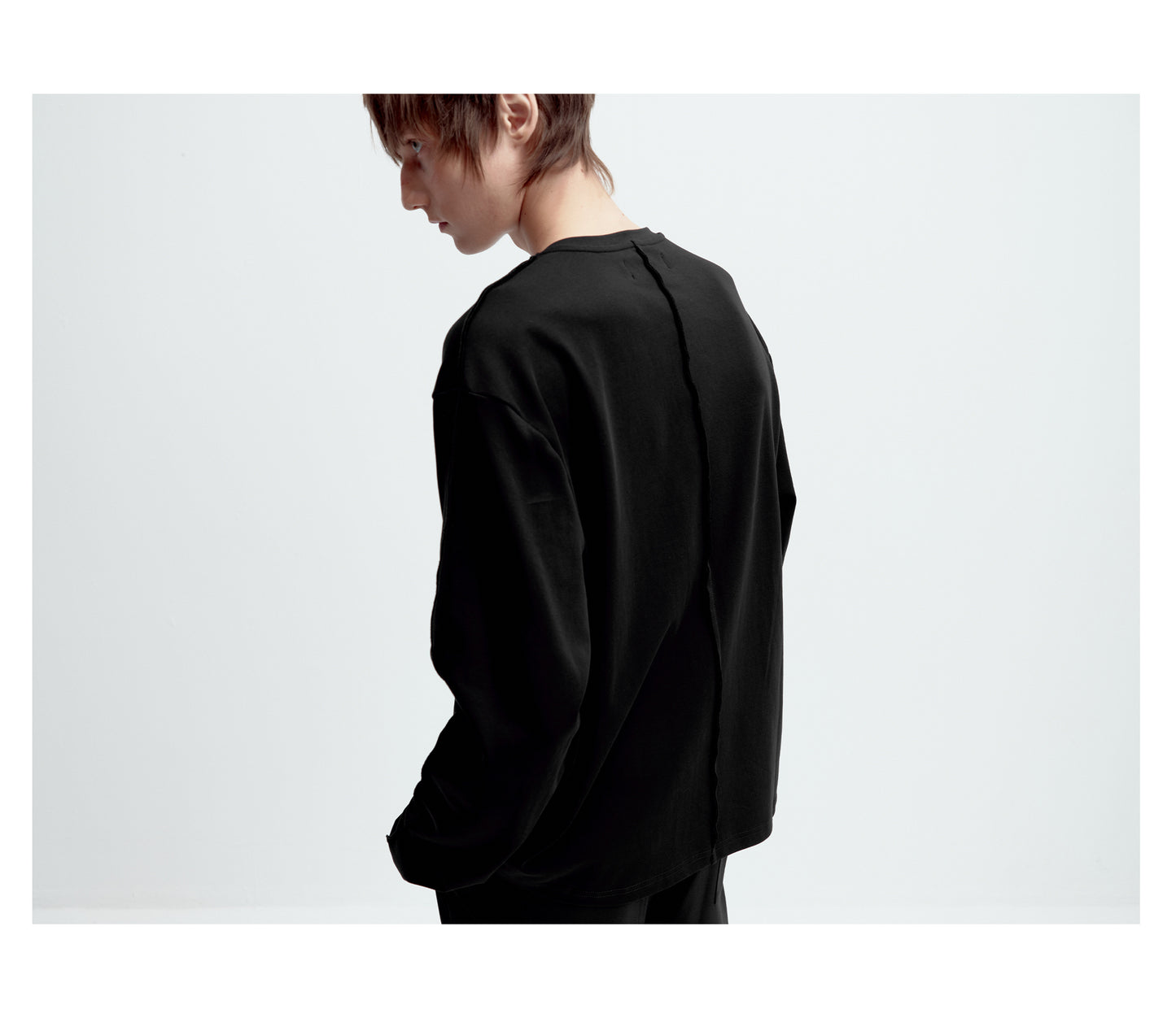 Layered matte button cardigan