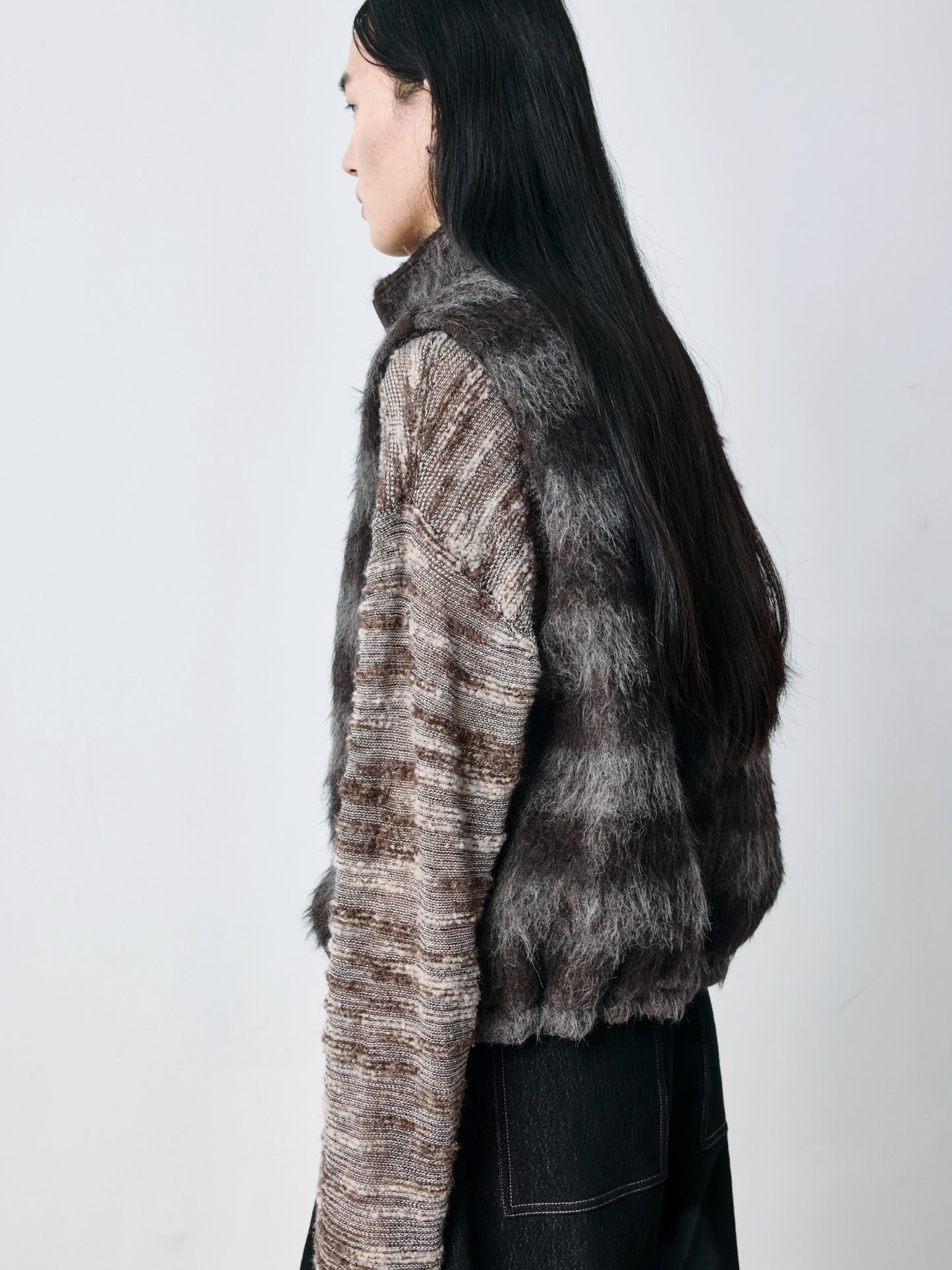 Satin-Dyed Wool Vest