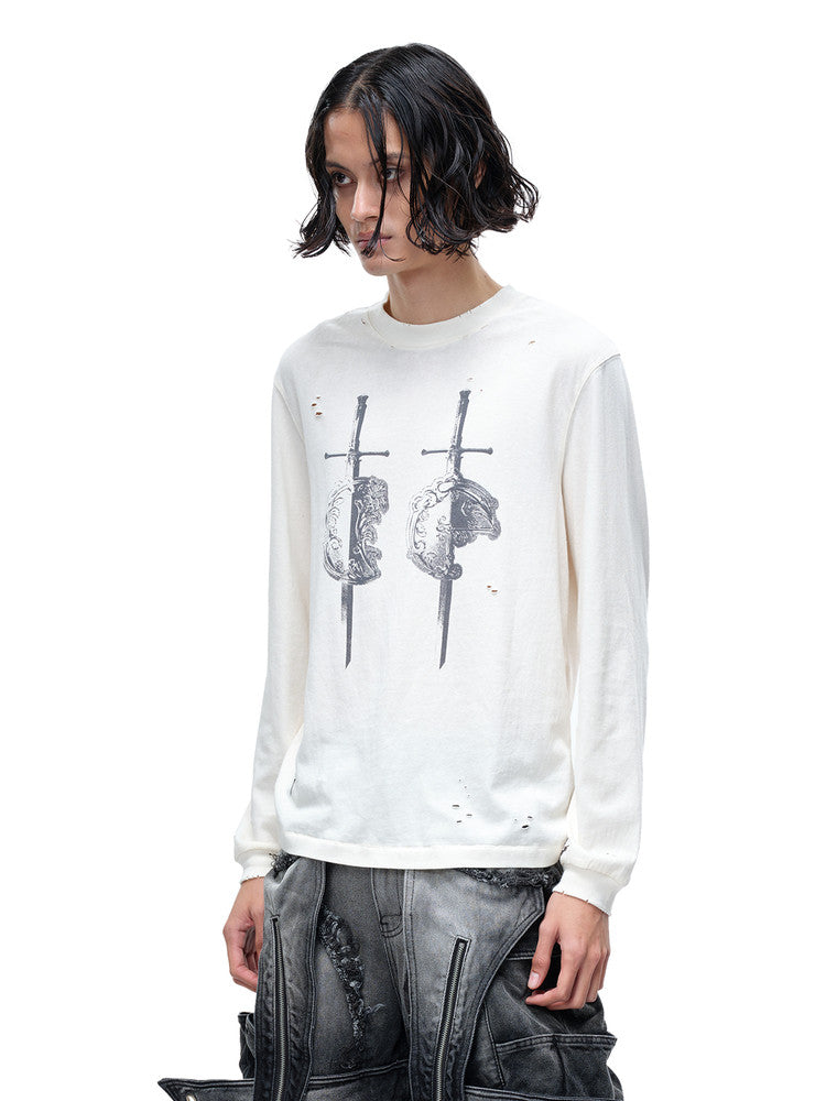 Dawn Moonlight Sword Shield Long Sleeves