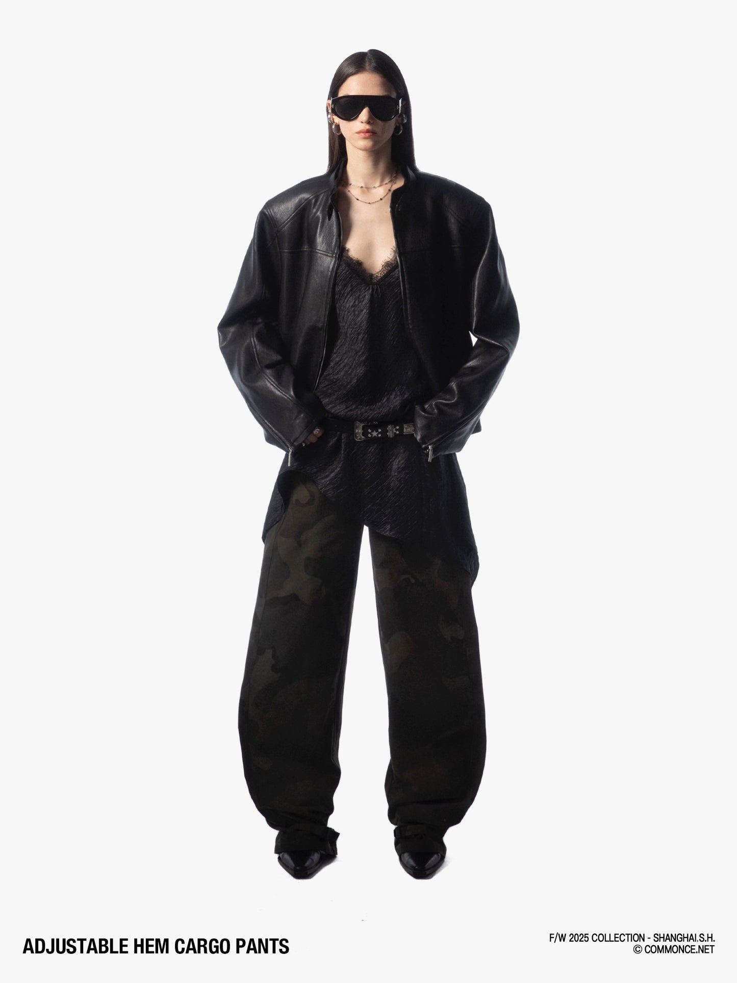 Camouflage Printed Scimitar Pants