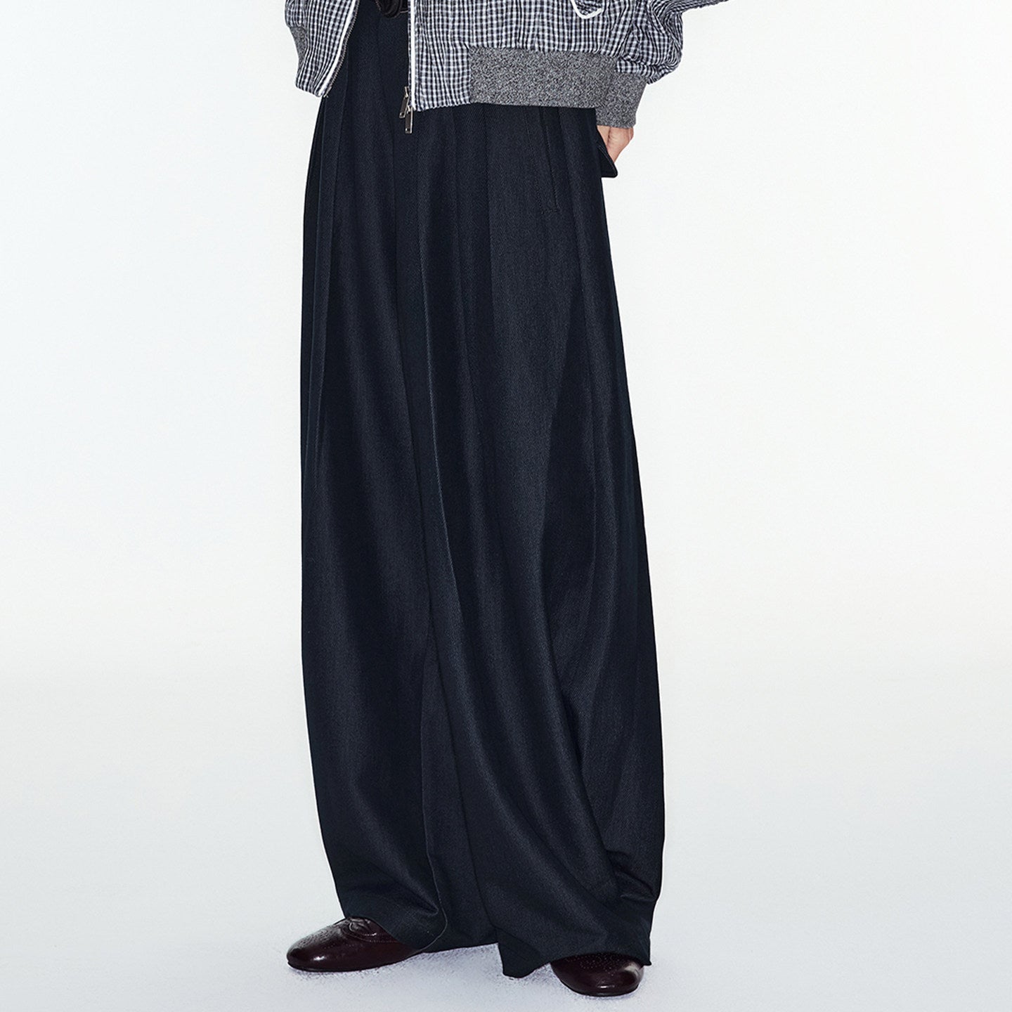 Loose banana denim pants