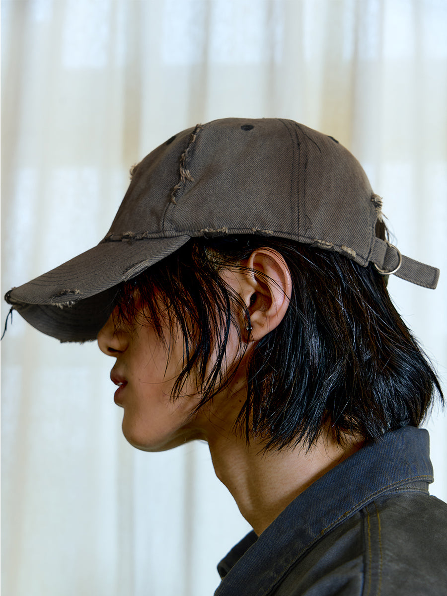 JCAESAR DIRTY PEAKED CAP