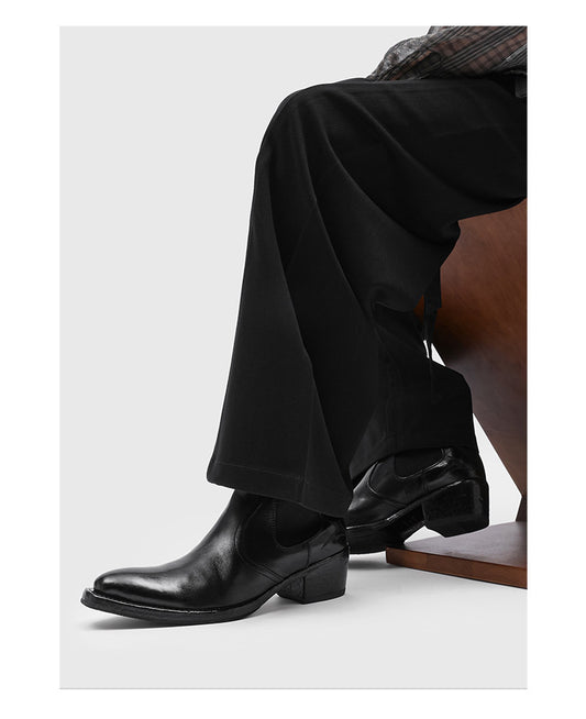 Vintage Embroidered Western Cowboy Boots