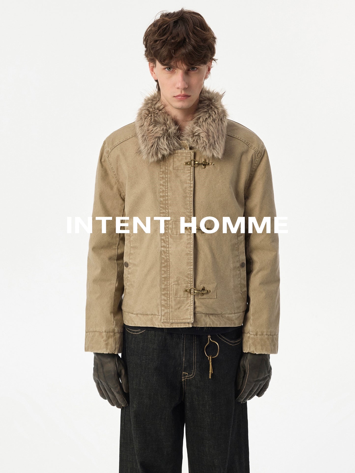 Hunting Fur Collar Paddet Jacket