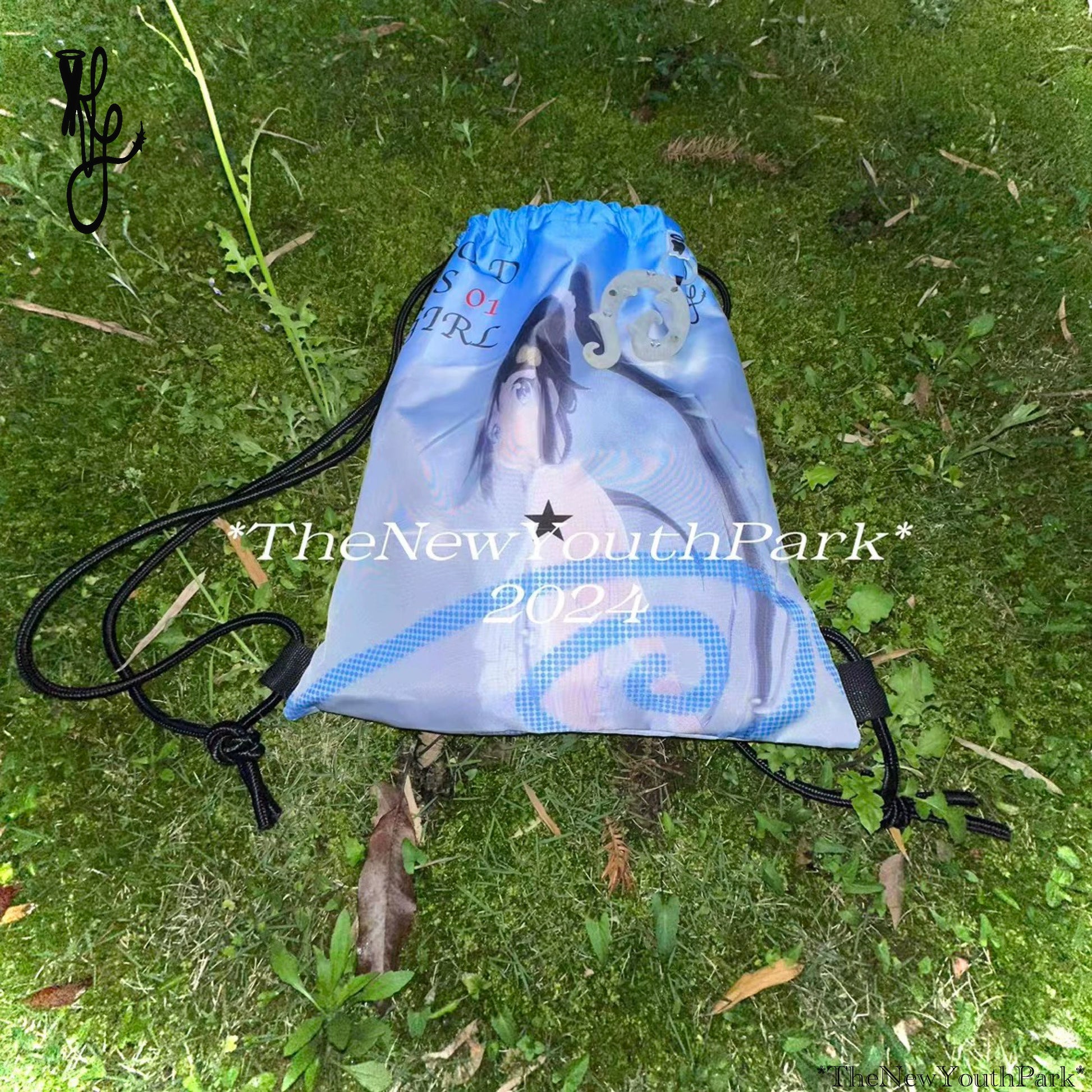 Girlhood Series Drawstring Waterproof knapsack