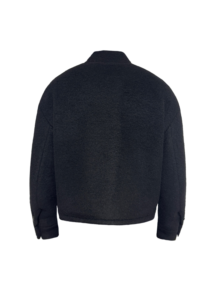 Wool Buckle Loop Jacket