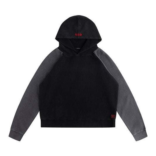 Raw washed raglan LS Shirt