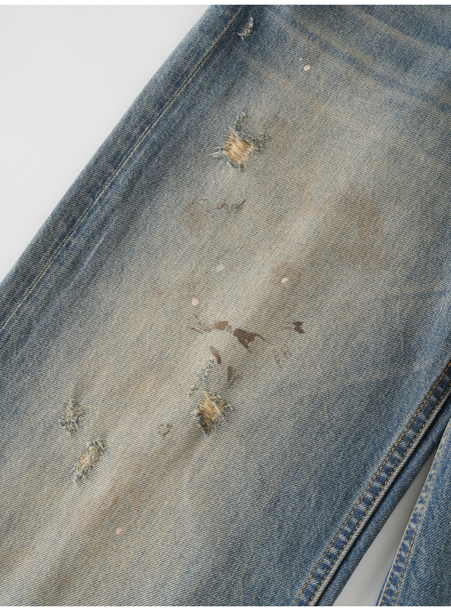 Burnt Ink Splash Jeans