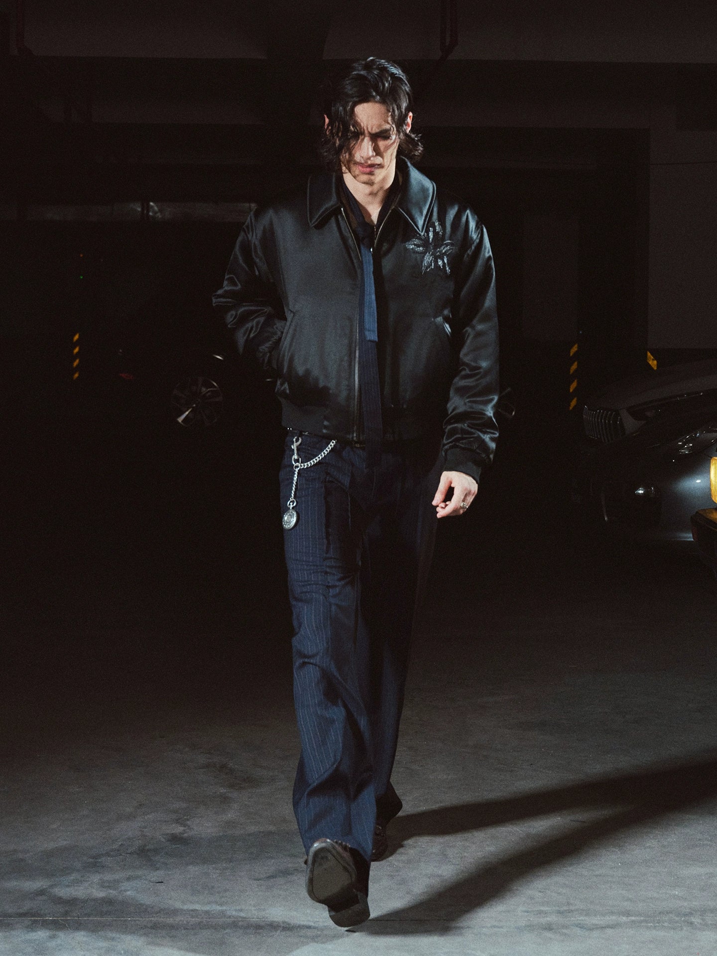 Flower Embroidered Cotton Jacket