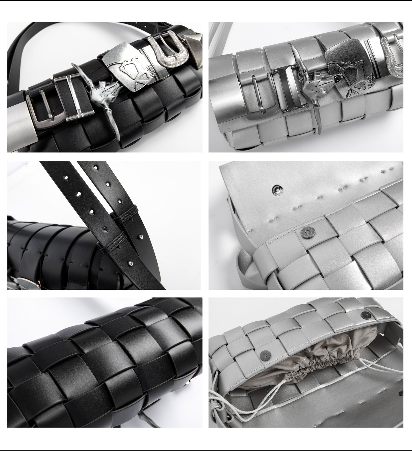 Belt Braided Shoulder Bag