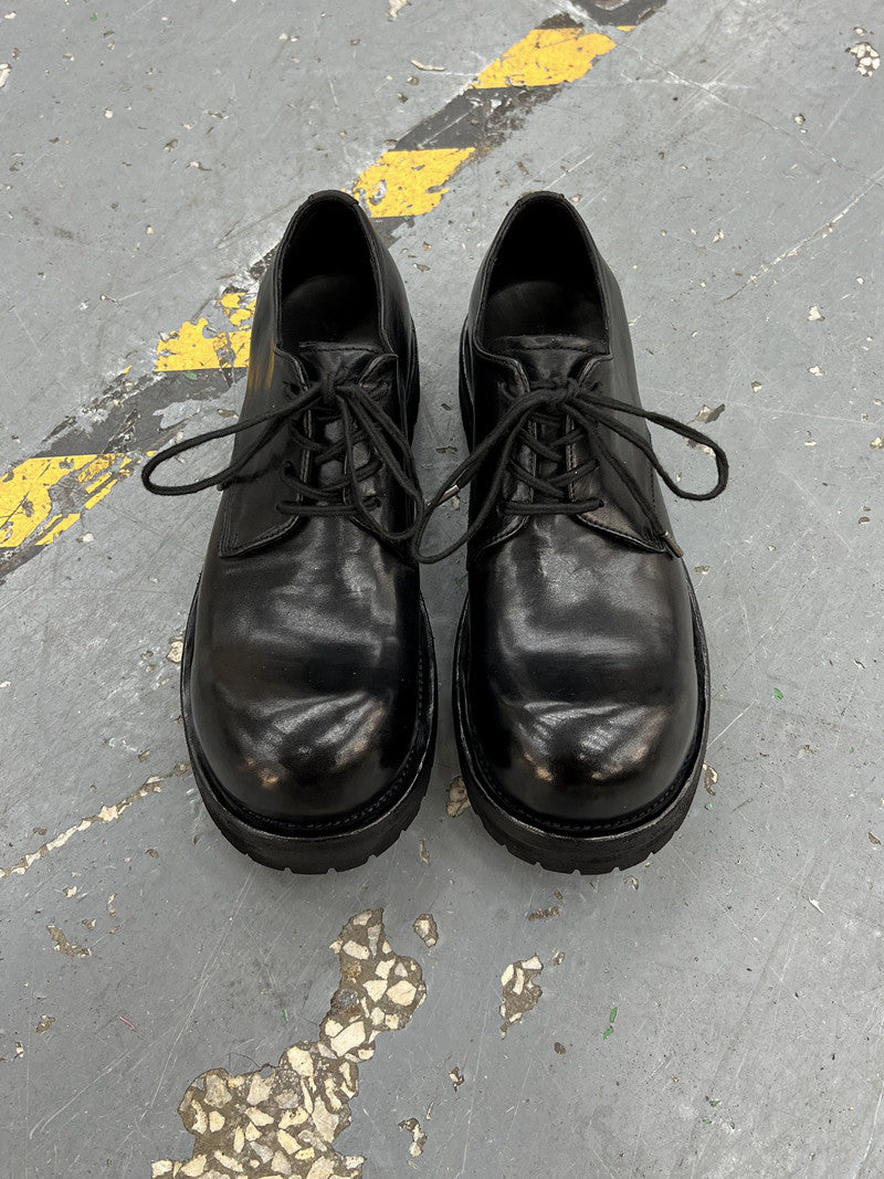 Hand-stitched horse skin Derby