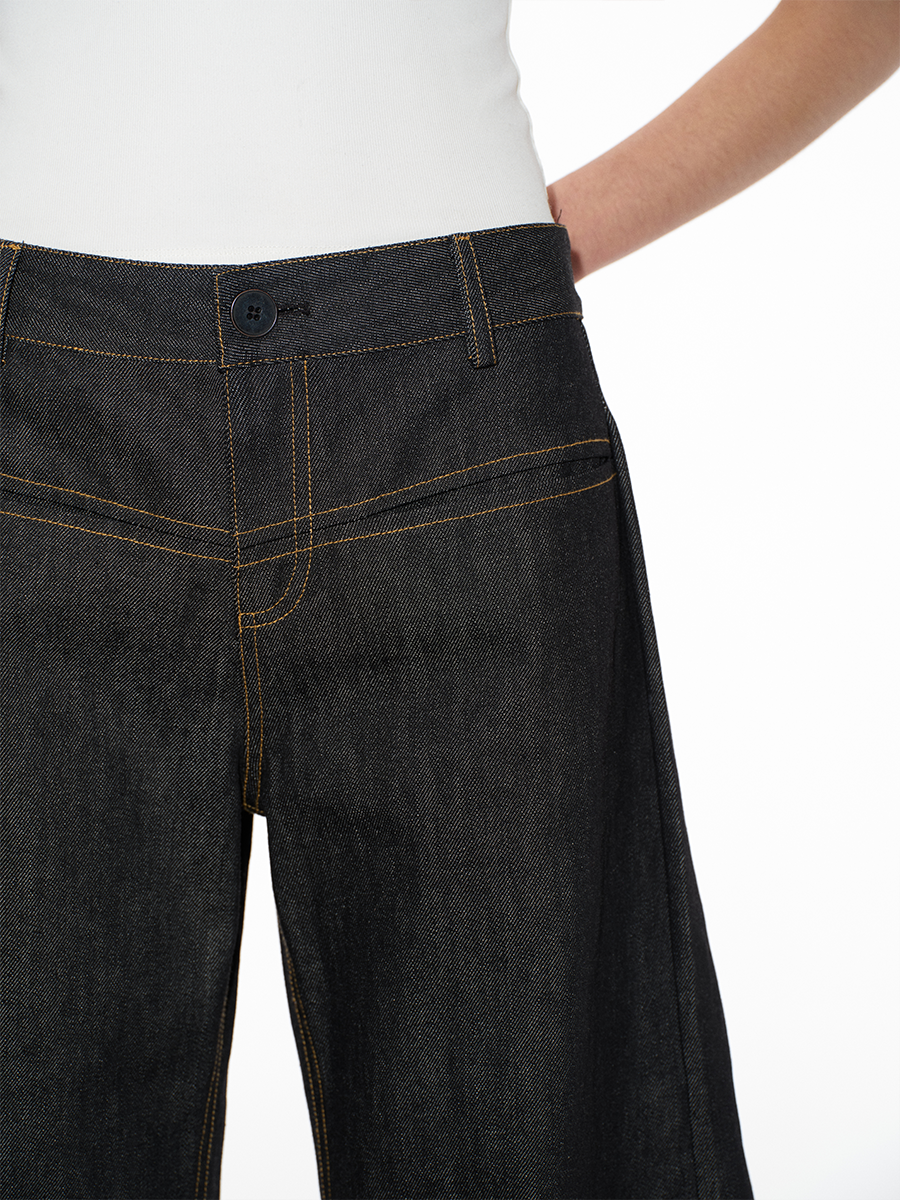 Racer pleated Banana Pants