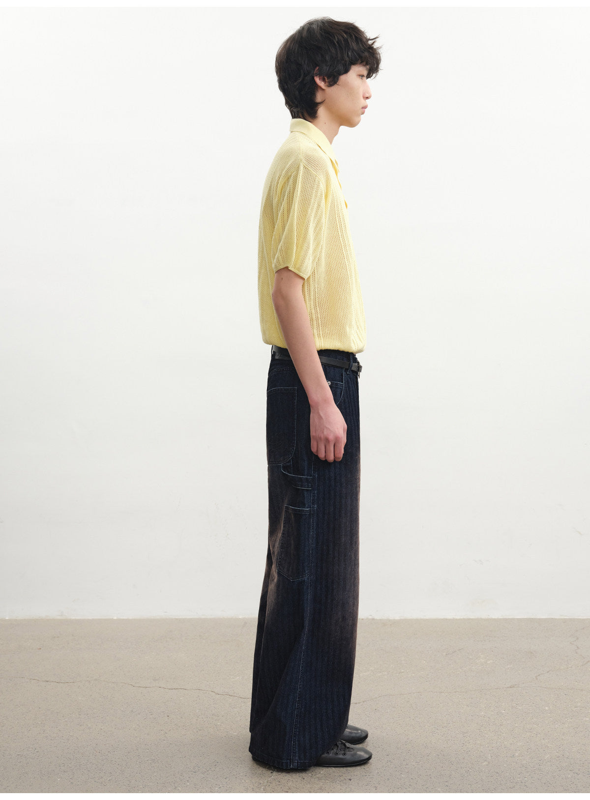 Aged Herringbone Corduroy Pants