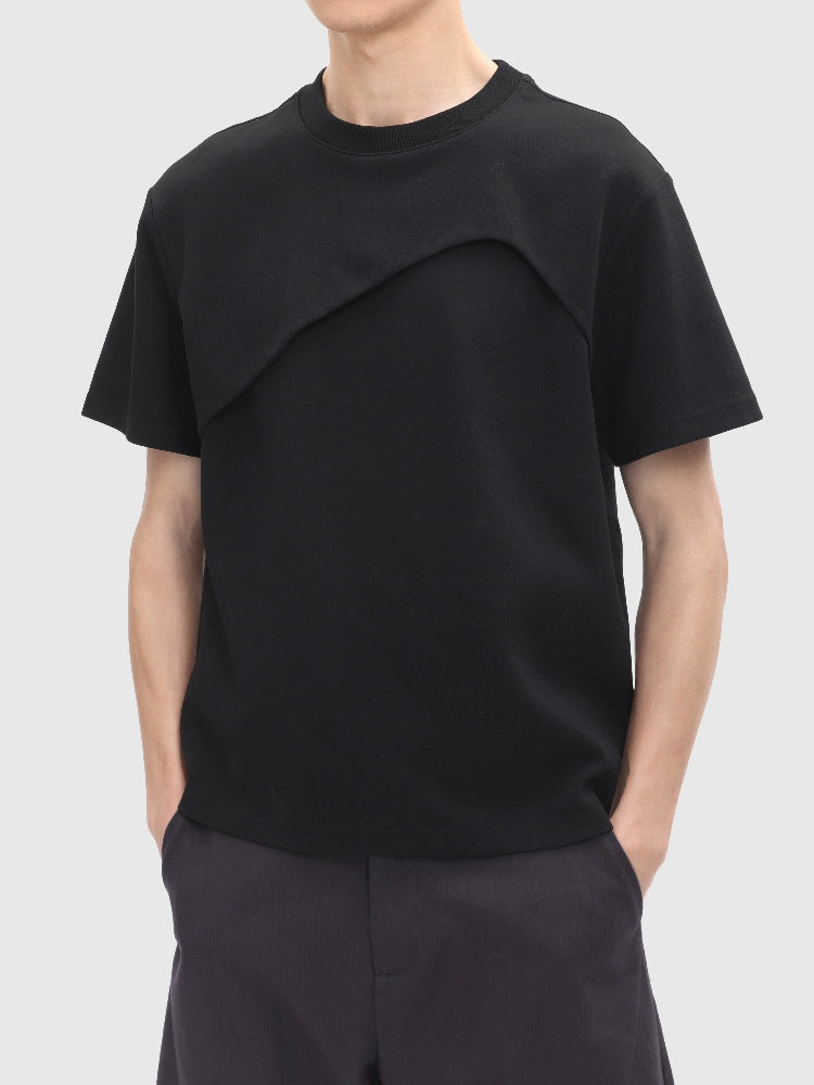 Panelled Short Sleeve T-shirt