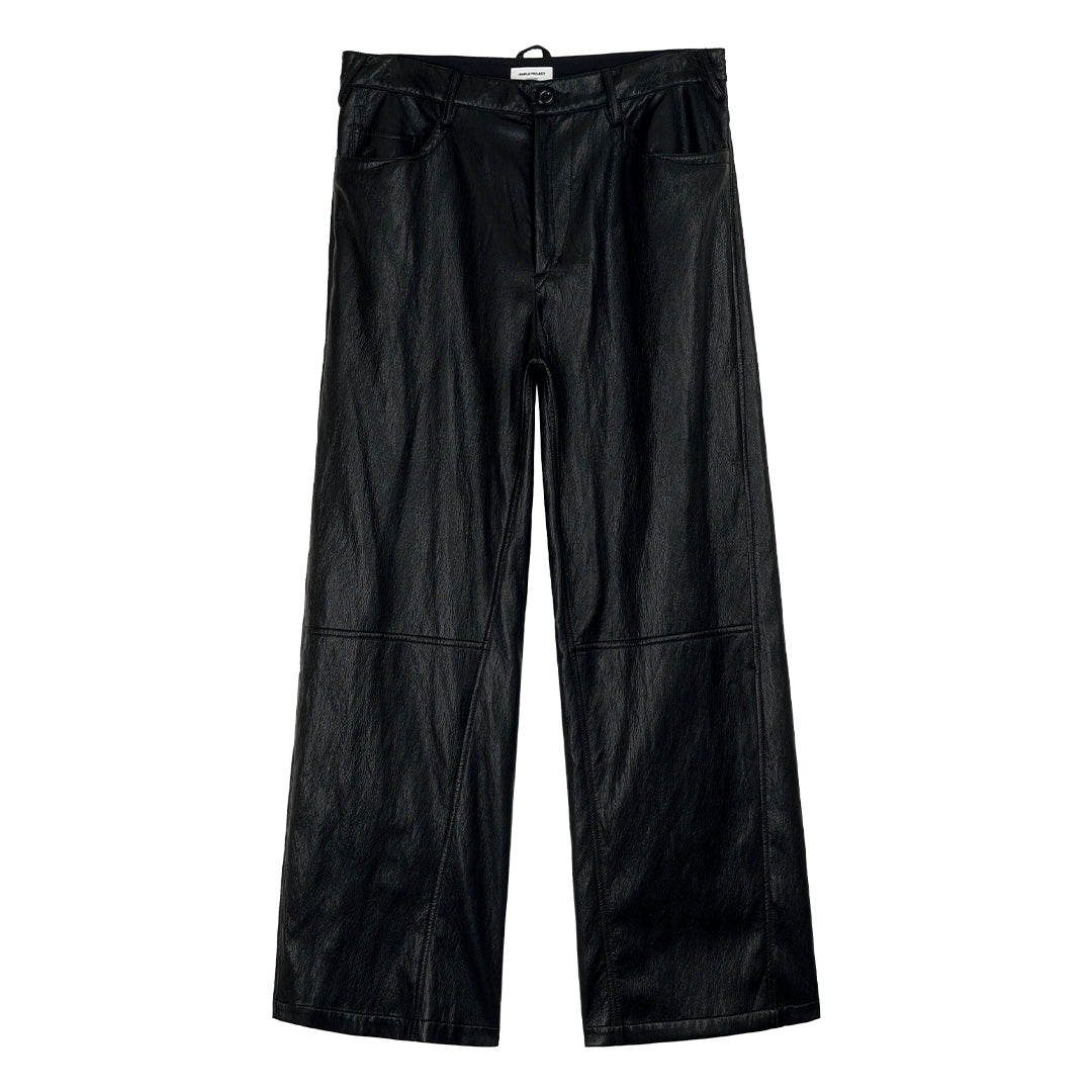 Straight Wire Leather Pants