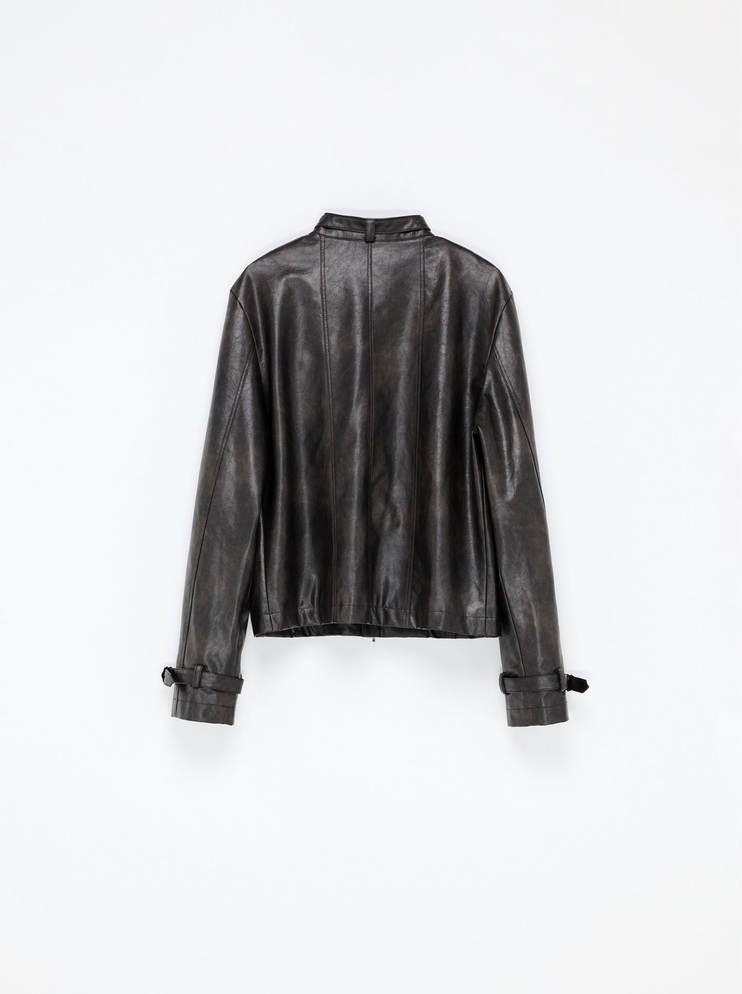 Vintage Leather Cropped Jacket