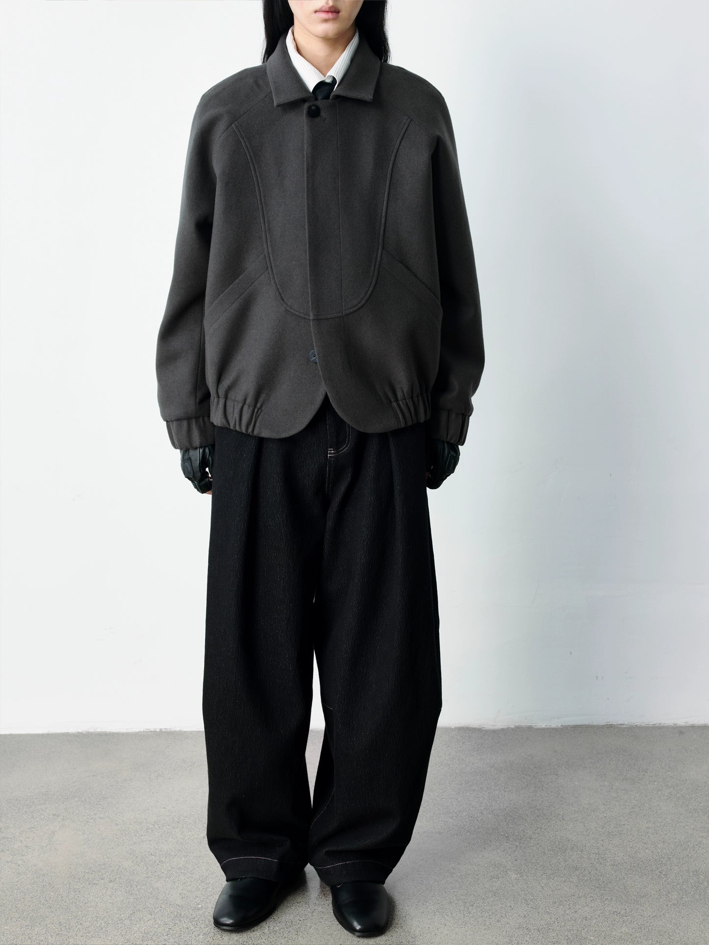 High-Count Wool Jacket