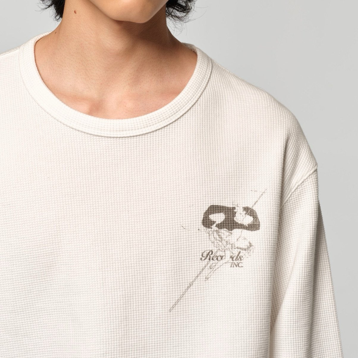 Masquerade Party* Waffle Long Sleeve Masquerade Crew neck t-shirt