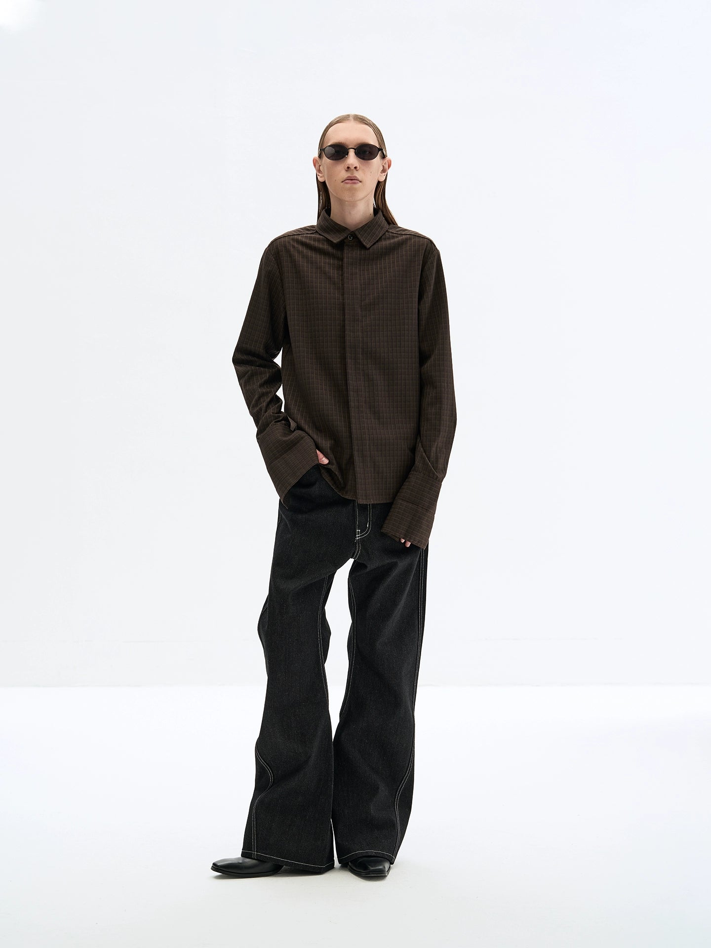 Full-Shoulder Long Sleeve Shirt