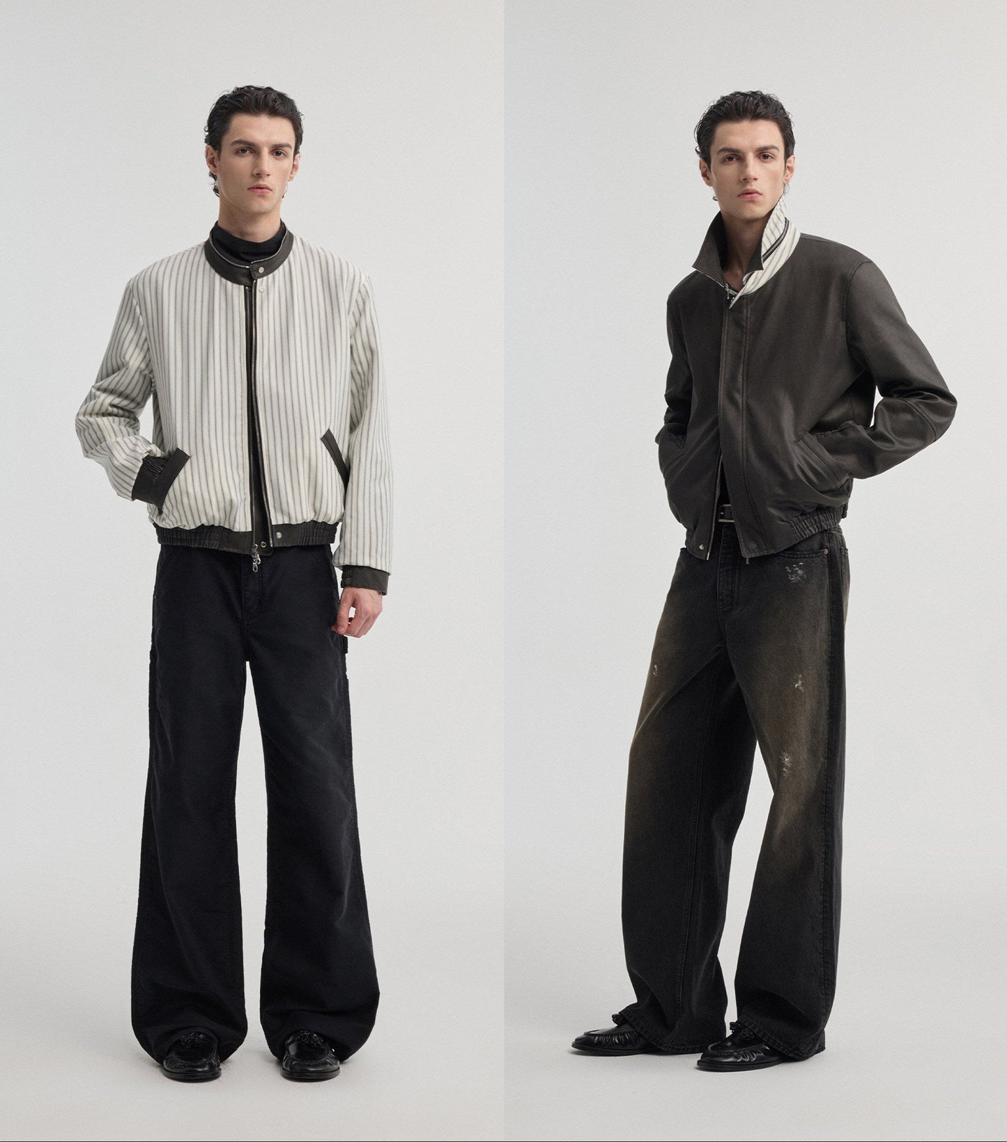 Multi-form reversible striped jacket