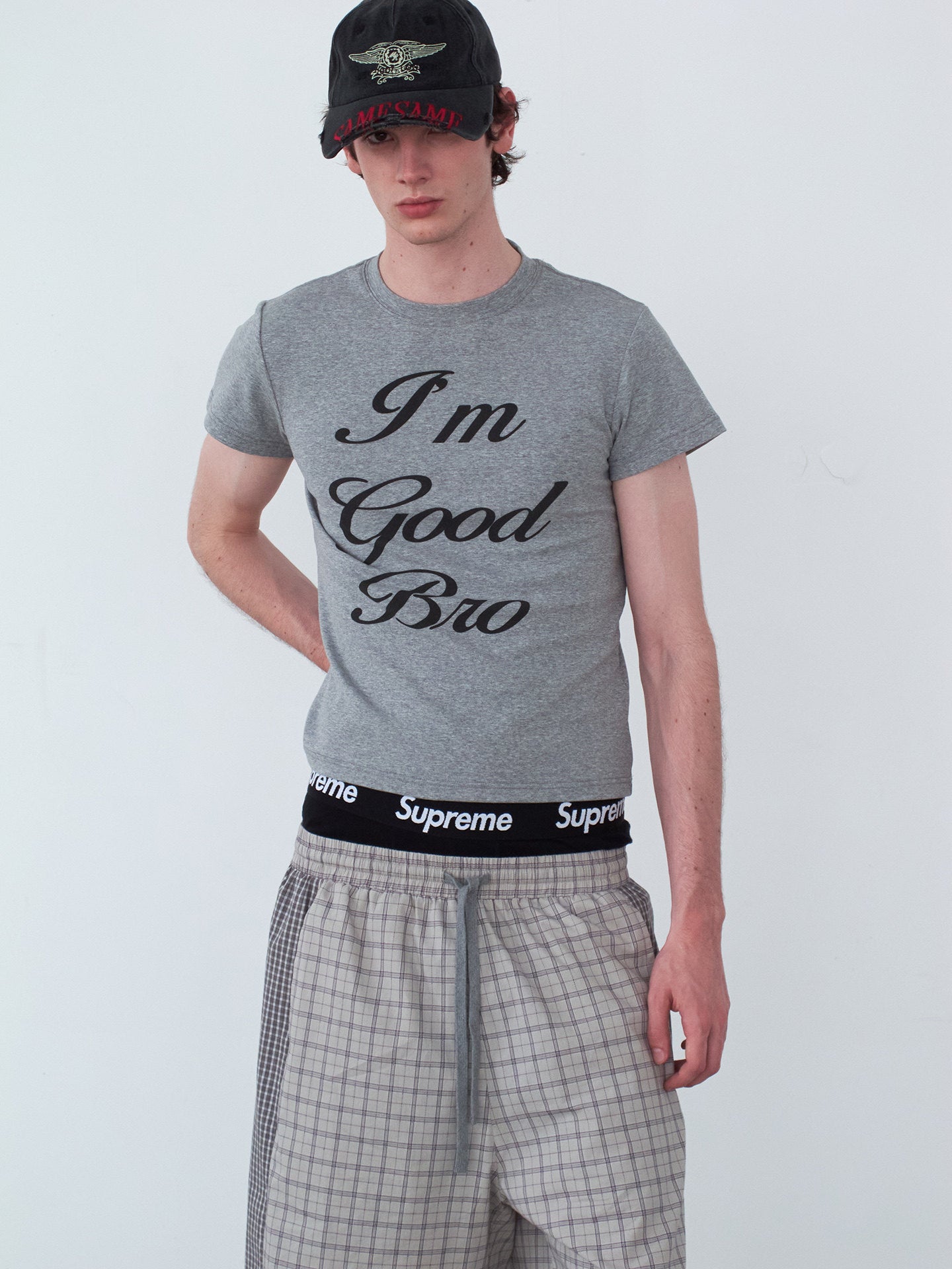Print Crew Neck tee