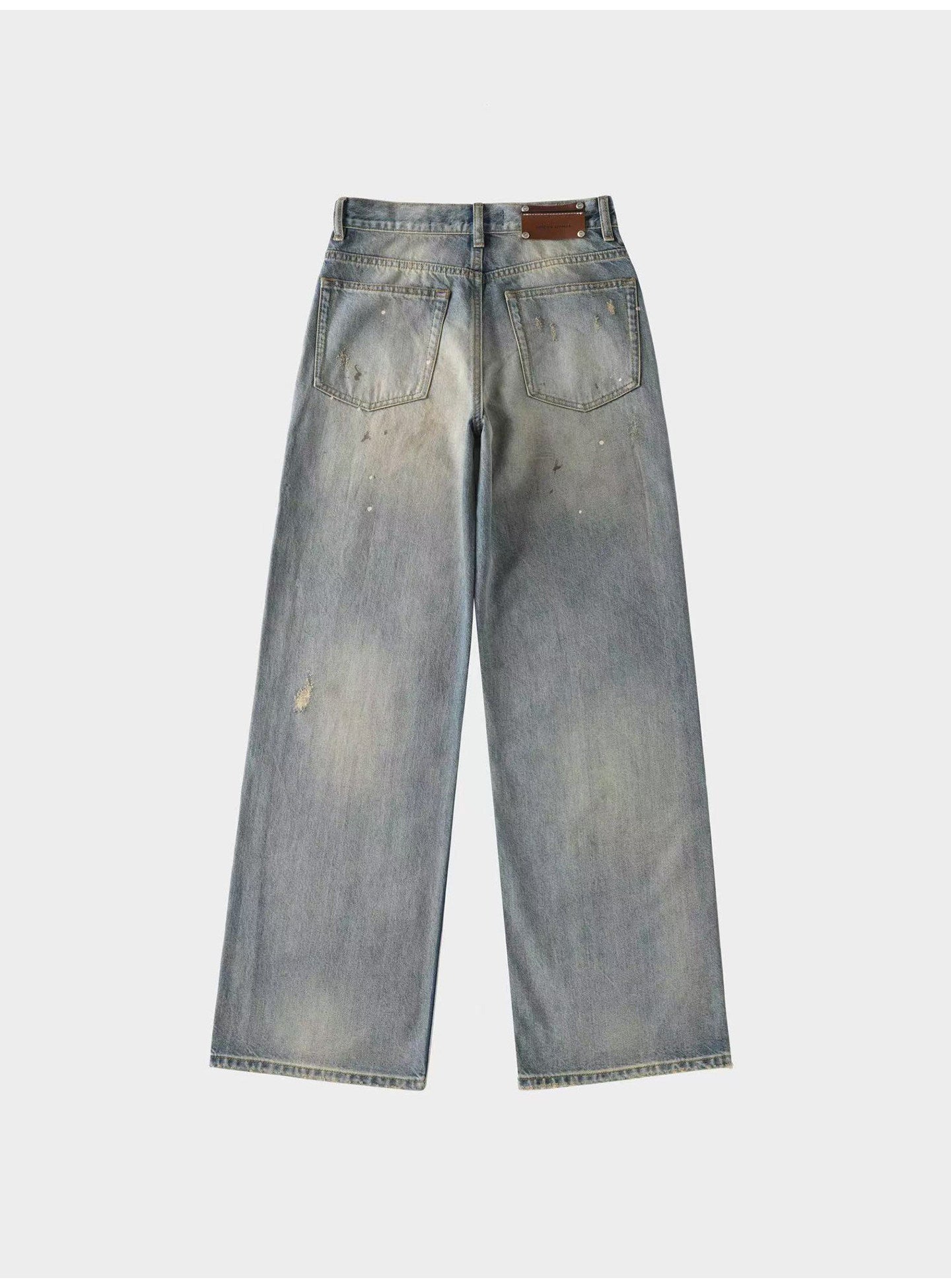 Burnt Ink Splash Jeans