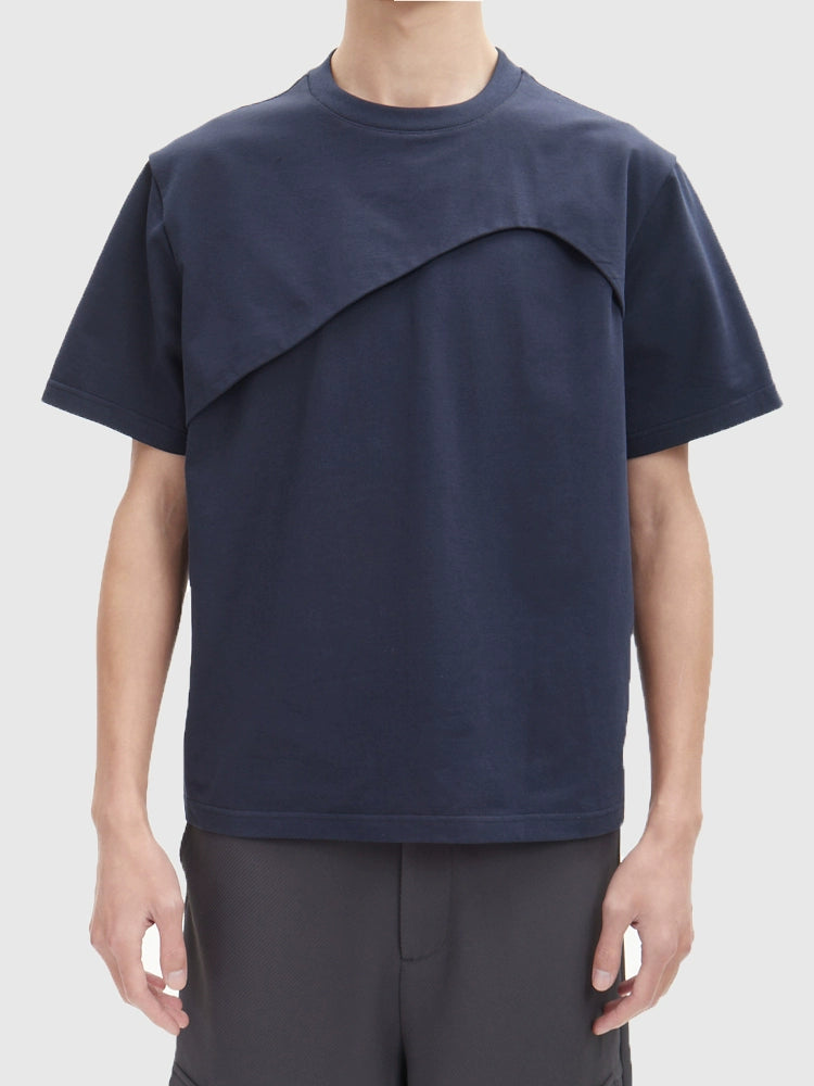 Panelled Short Sleeve T-shirt