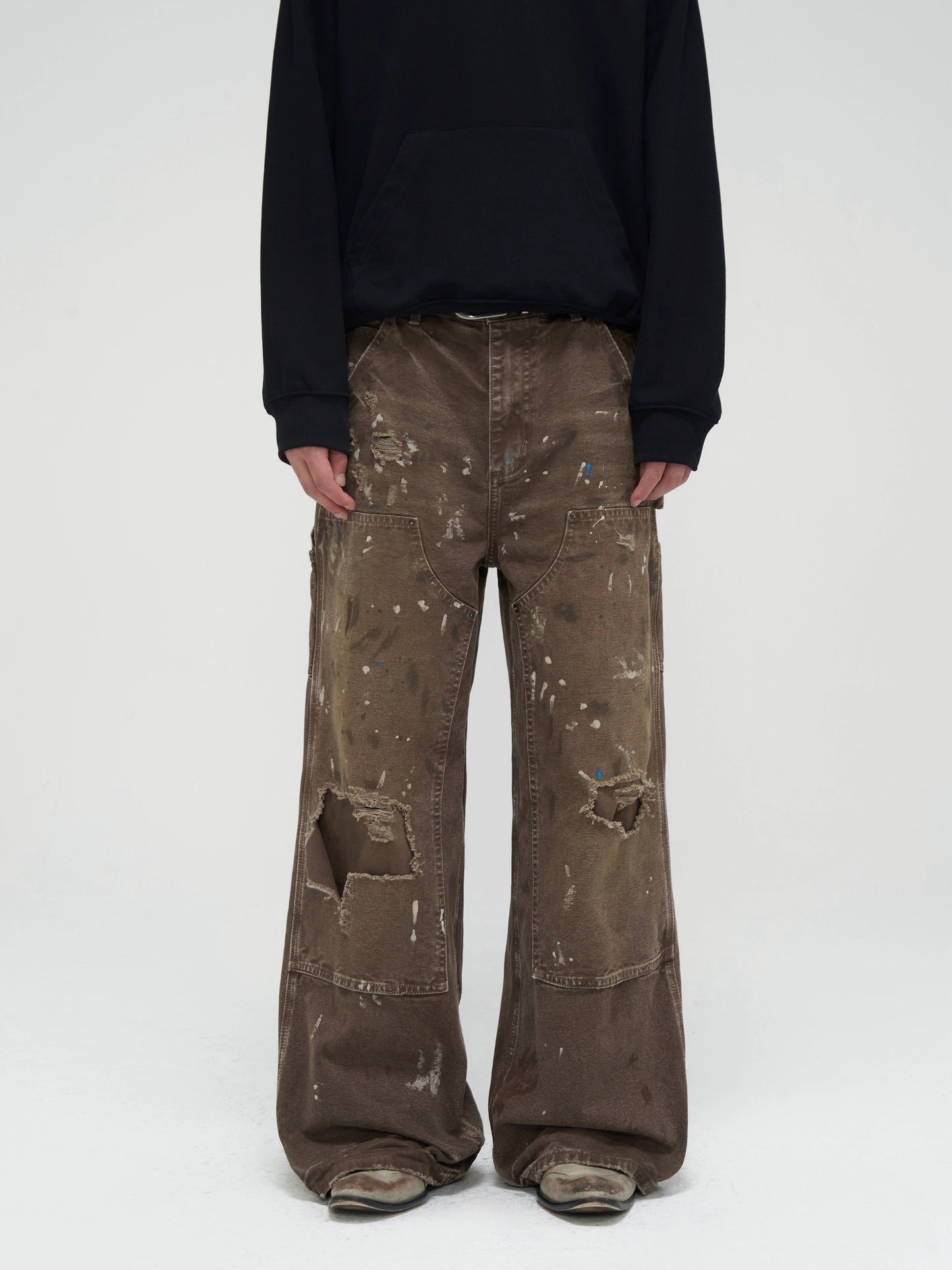 Vintage Washed Garment Dye Cargo Pants