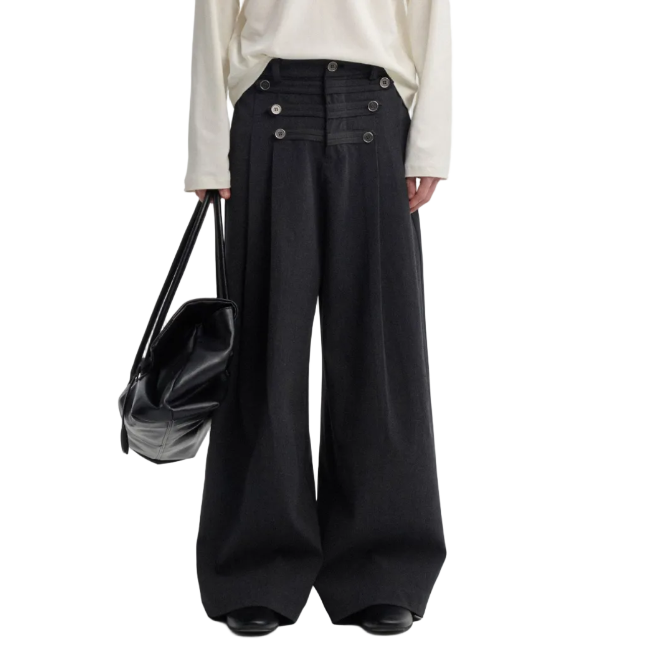 Napoleon Buttoned Suit Pants