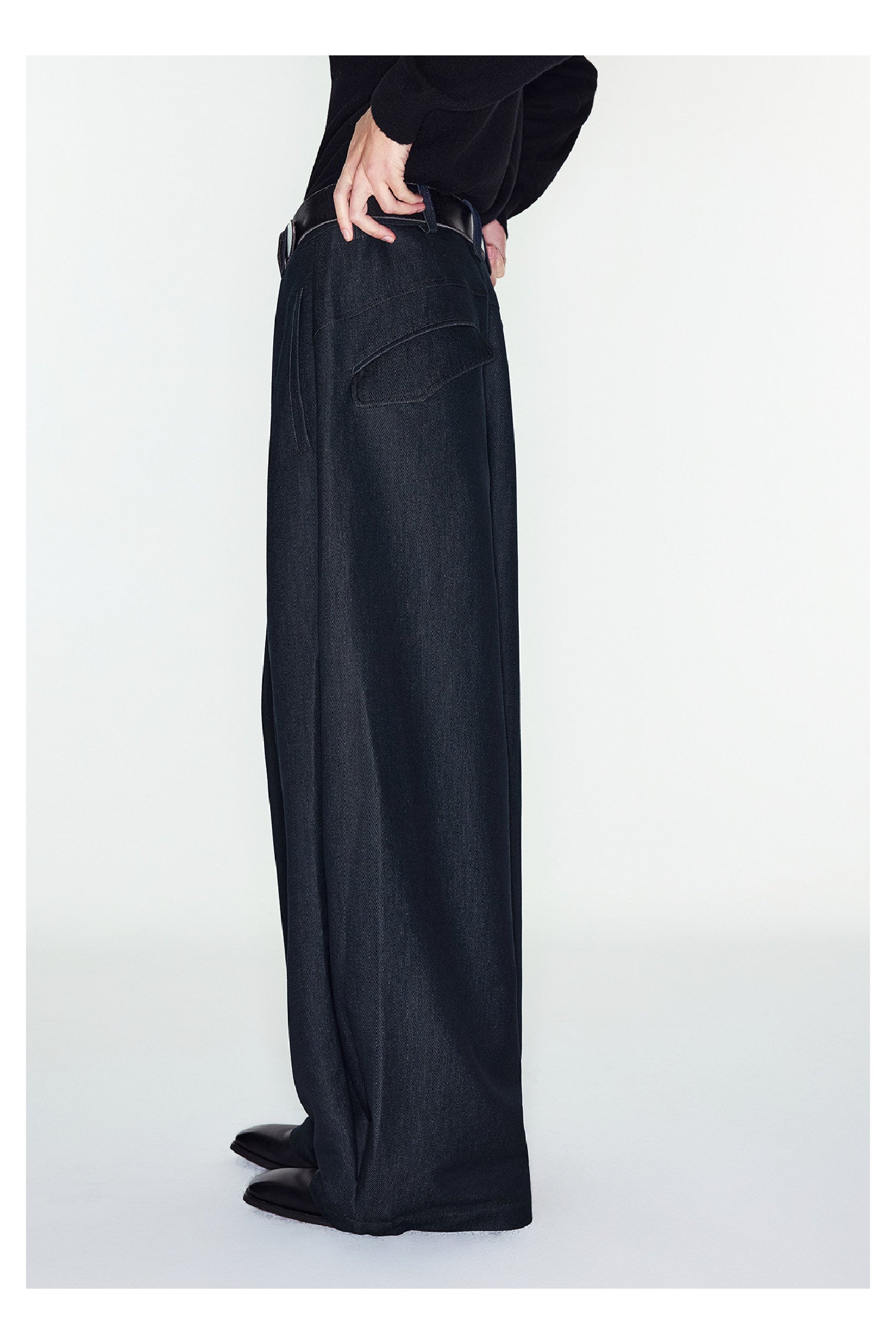 Loose banana denim pants