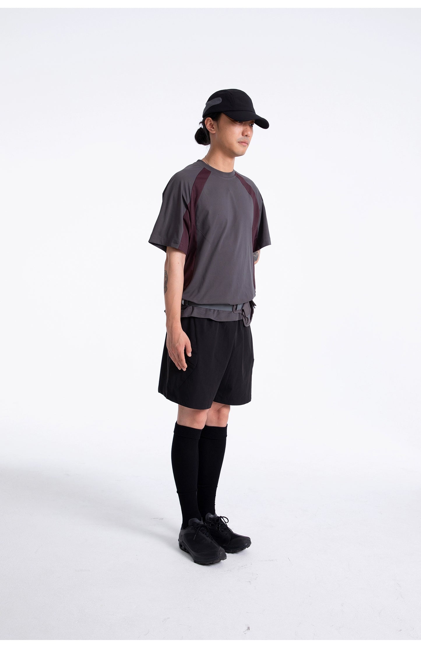 Panelled Short Sleeve T-shirt