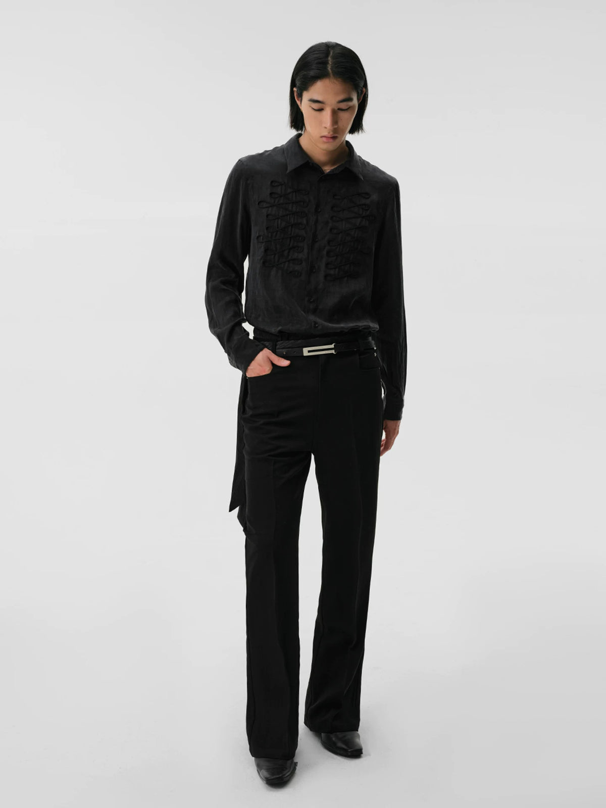 Napoleon embroidery shirt