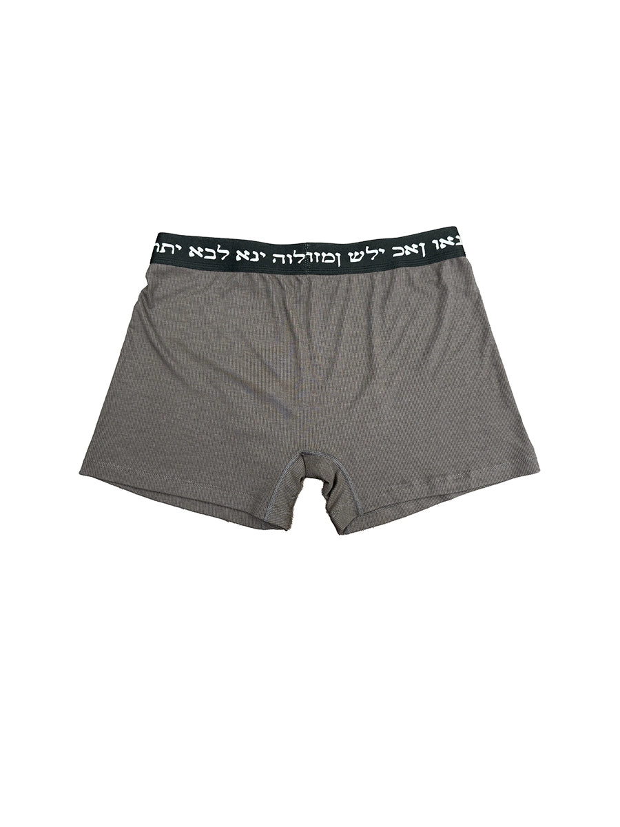 ACETATE TENCEL PIT STRIPED BOXER PANTS