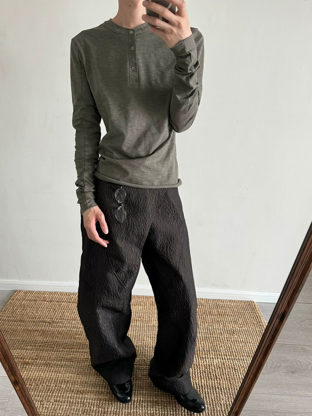 トップス Sun Embroidery Machete LongSleeveT-Shirt Sun Embroidery Machete Long Sleeve T-Shirt – Verist