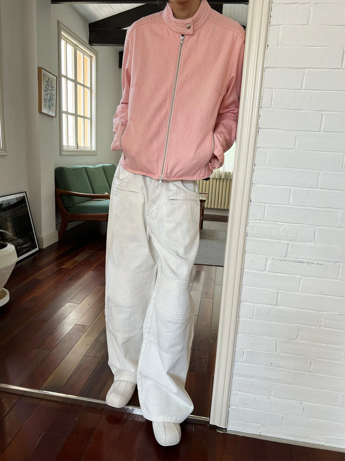 Coated Waxed Motorcycle Pants