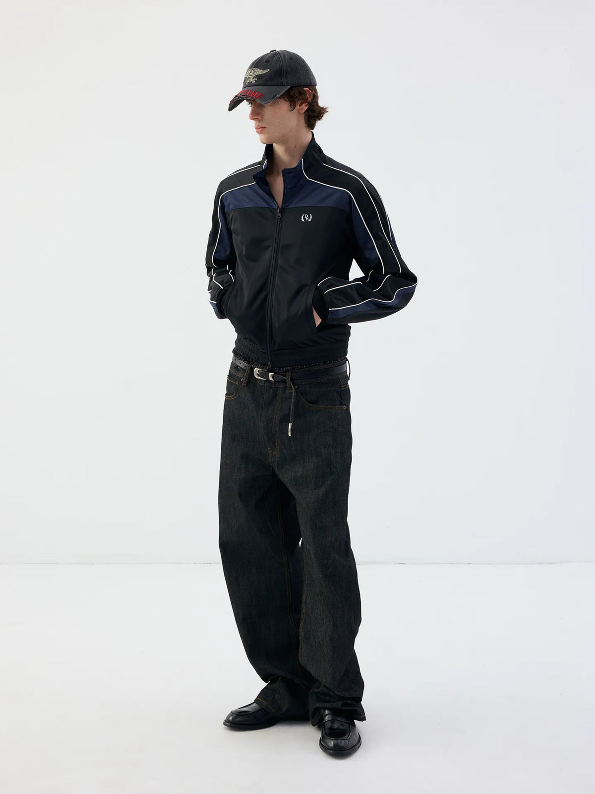 Black Raw Cow Jeans