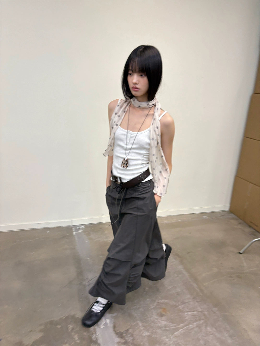 Camisole Pleated Vest