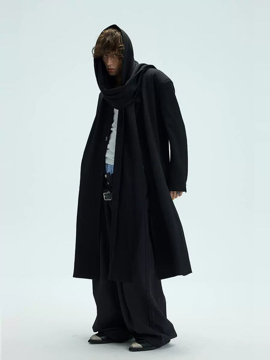 Scarf Docking Long Coat