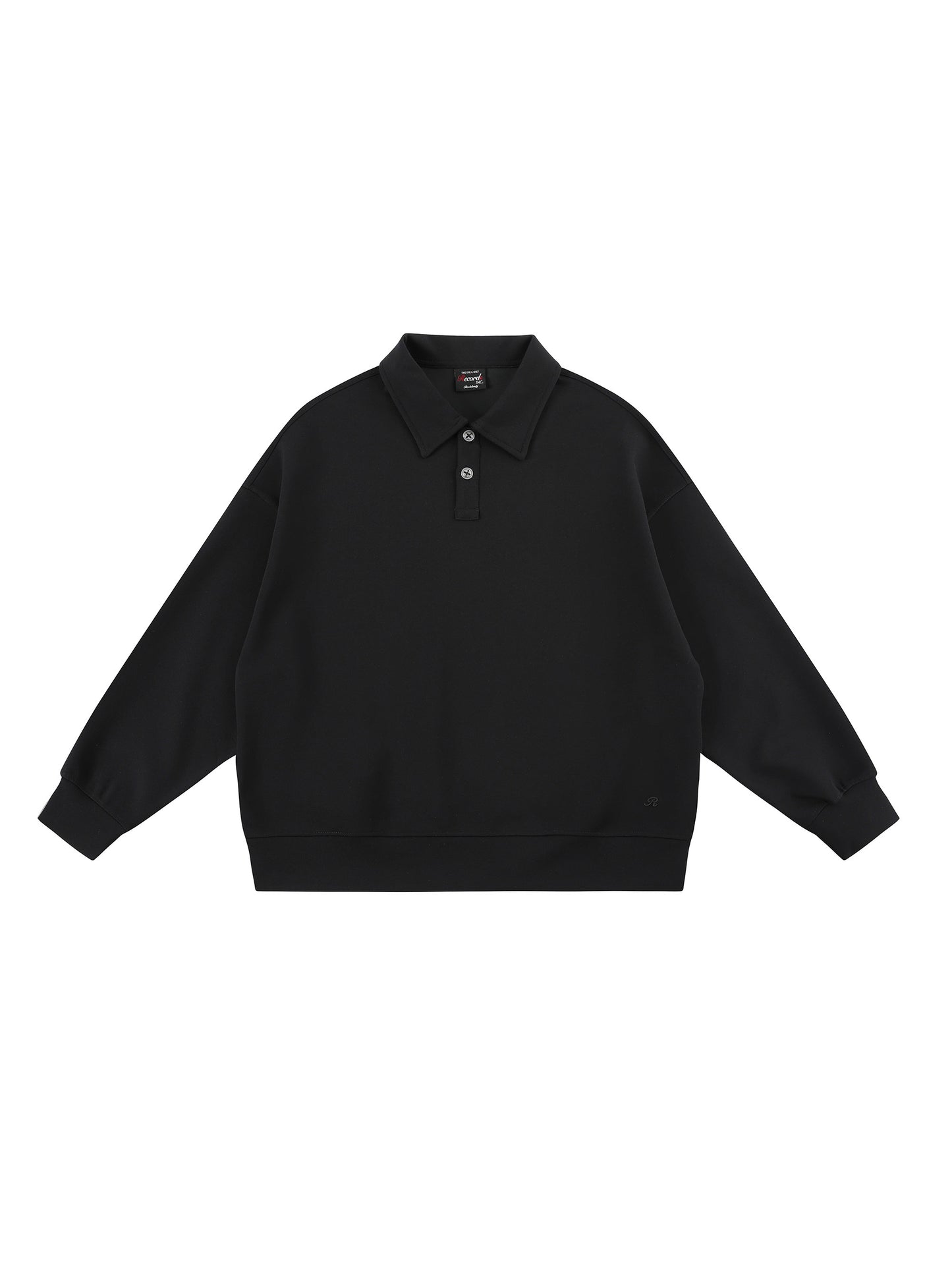 Loose double-layered polo shirt