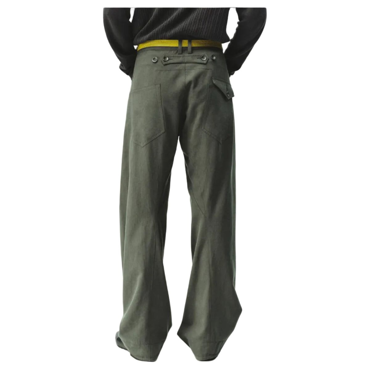 Sand-washed Engineered Trousers