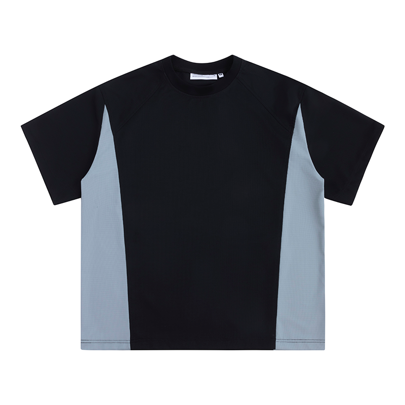 Stretch Panelled Short Sleeve T-shirt