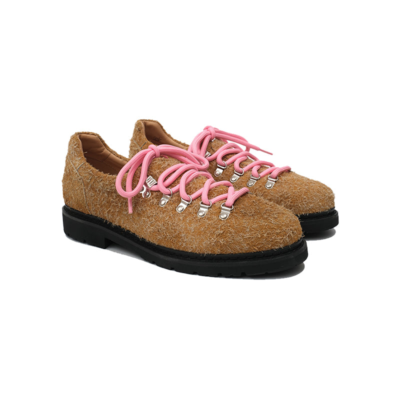 CRICLE CAGE SUEDE LEATHER HIKING DERBY CONTRASTING SNEAKER