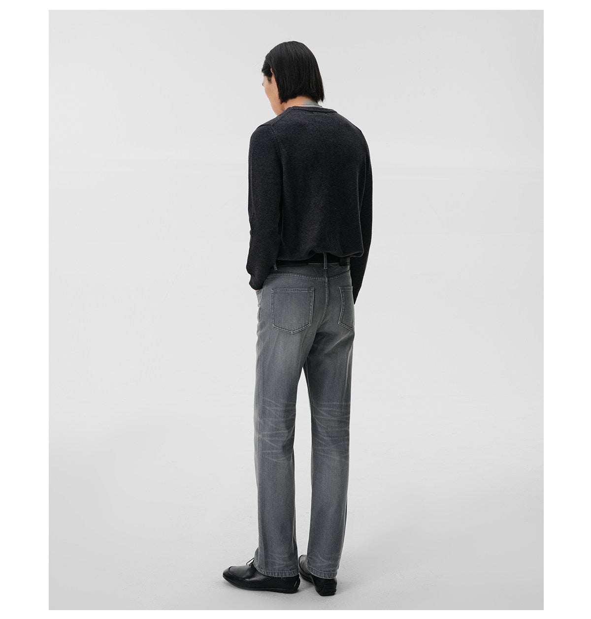 Double-layer slimfit knit