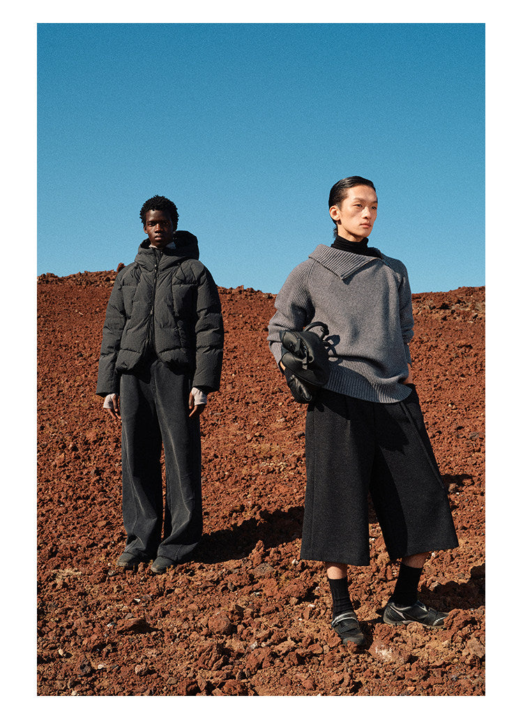 Zip Turtleneck Sweater