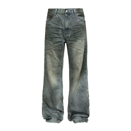Heavy Oil Stained Jeans