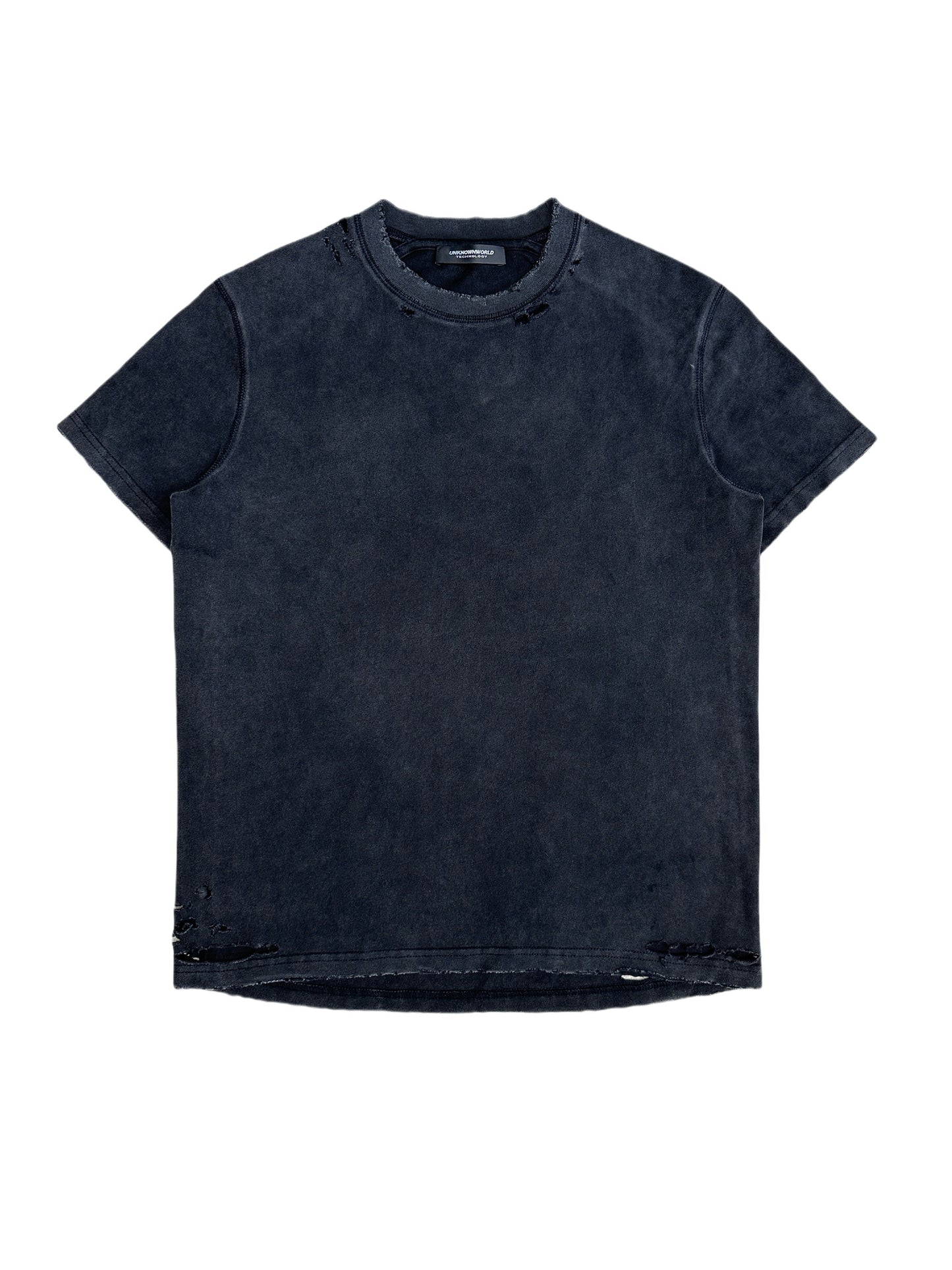 Washed Distressed Slim Fit T-Shirt