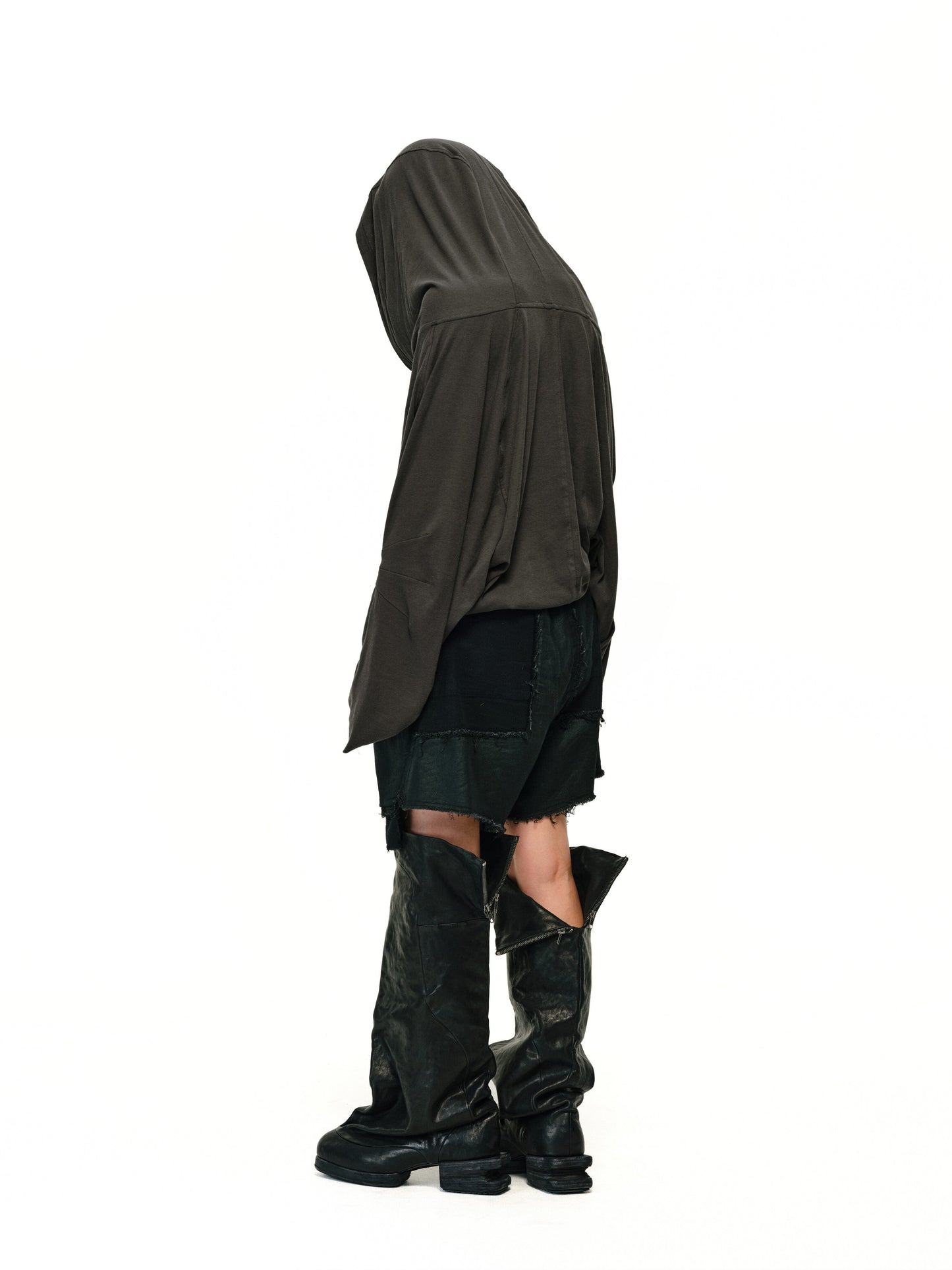 Haunted waxed work shorts